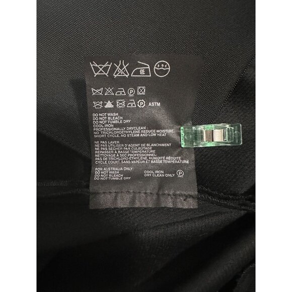 PRADA Black Wool A-Line Double Pleated Midi Skirt IT 46 Made in Italy - Picture 5 of 16